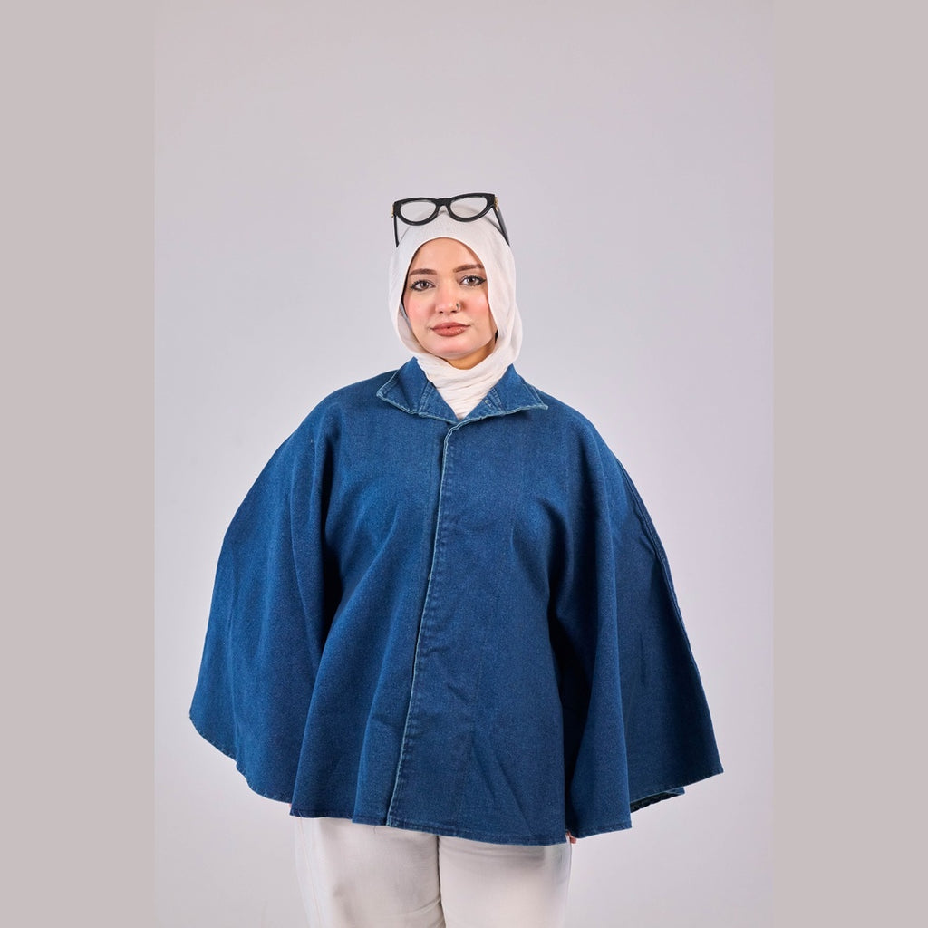 Dark Blue Denim Butterfly Jacket