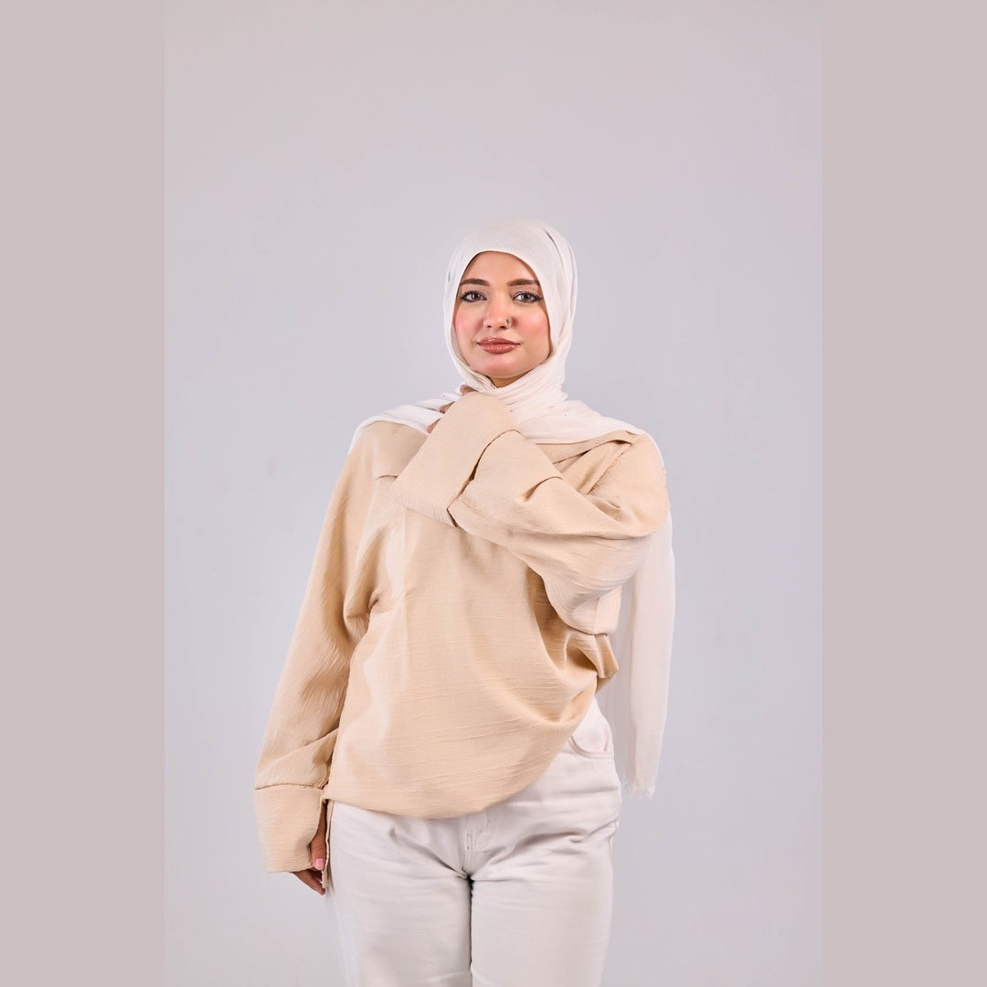 Beige Oversized Chemise