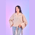 Beige Oversized Chemise
